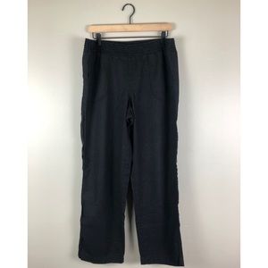Sonoma Black Straight Linen Pants Size 12